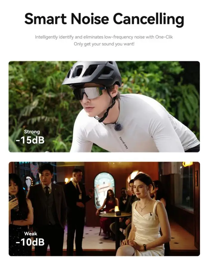 Hollyland Lark M2S Microfono wireless per interviste Trasmettitore ricevitore Vlog in streaming live per fotocamera iPhone Telefono Android