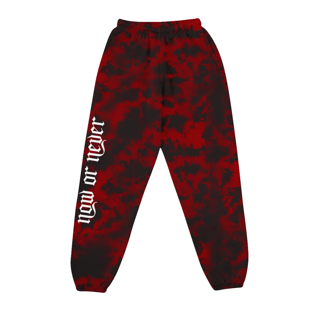 XPLR Colby Brock Horns Red Tie Dye Shatter Pullover Sam and Colby Hoodies Sweatpants Funny Clothes Pants