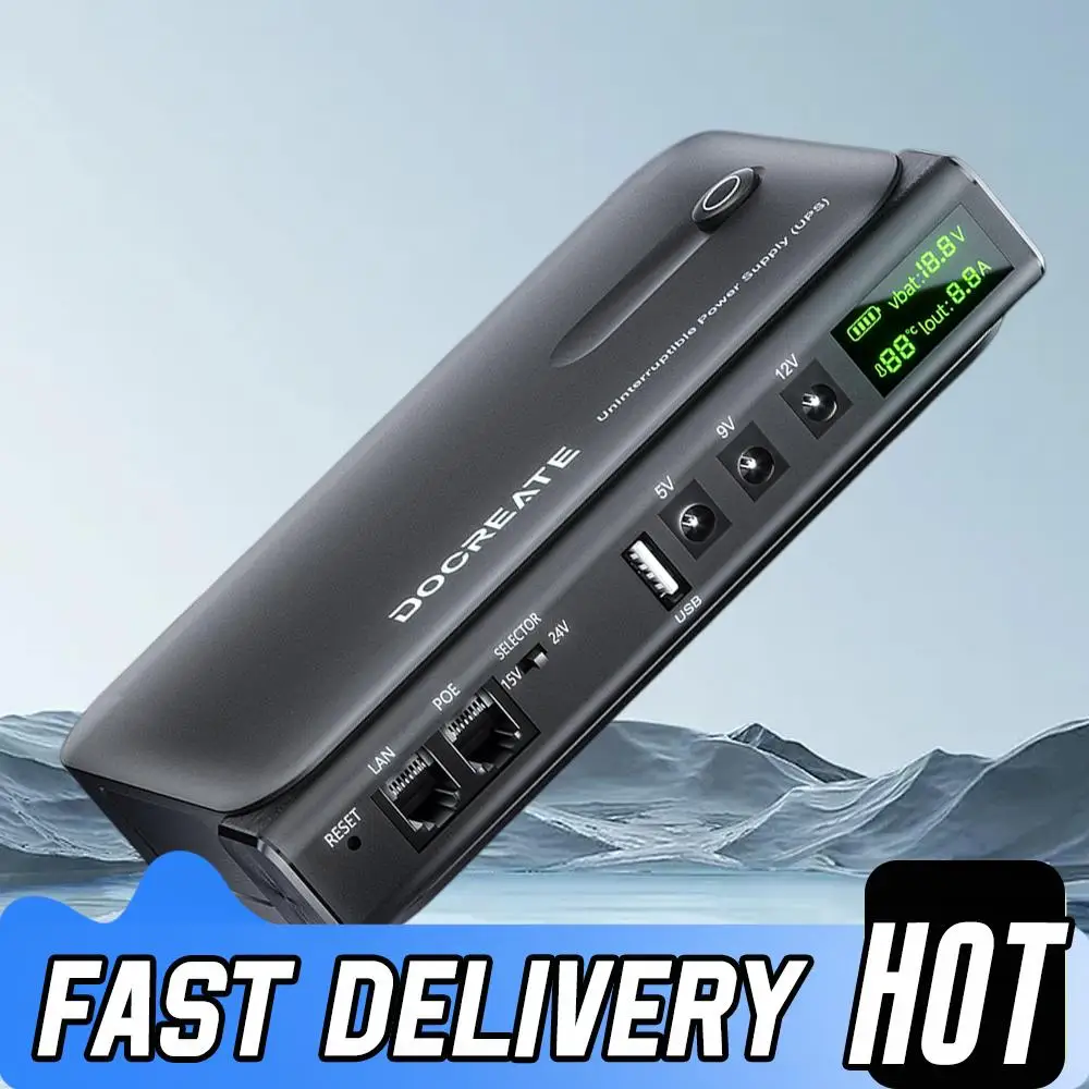 Alimentation sans interruption UPS avec batterie remplaçable haute puissance 36 W et écran LED multi-interface et commutateur sans couture instantané