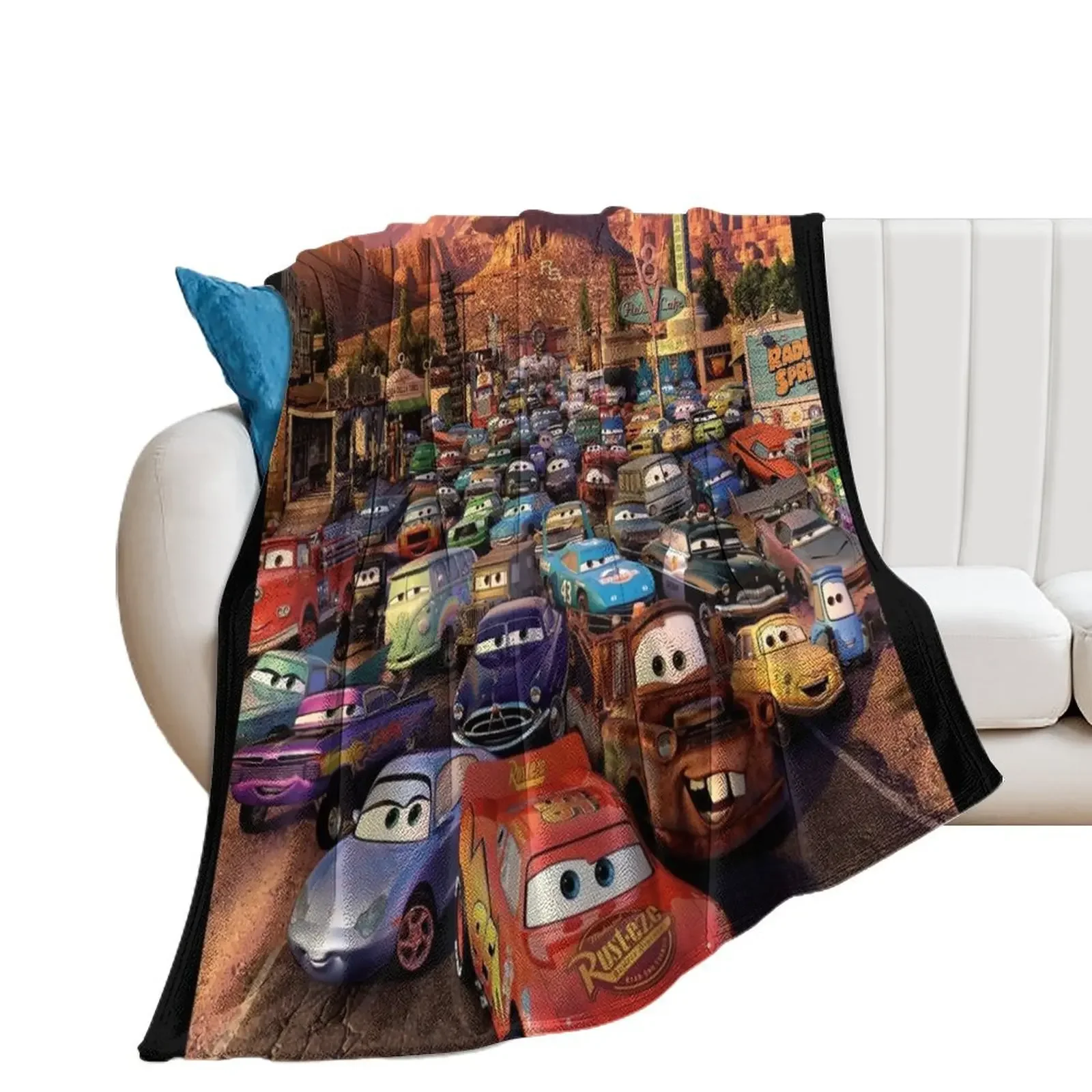 

Car Characters Throw Blanket Sofa Quilt Thermal Kid'S Luxury Blankets