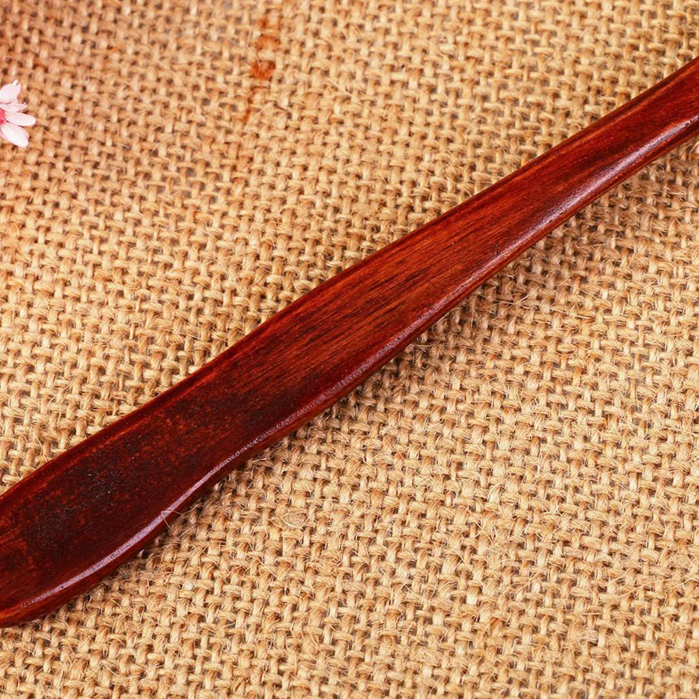 

2pcs Wooden Soup Scoop Premium Natural Wood Cooking Ladle For Kitchen Restaurant Use Dark Red Lightweight Ergonomic Handle Easy