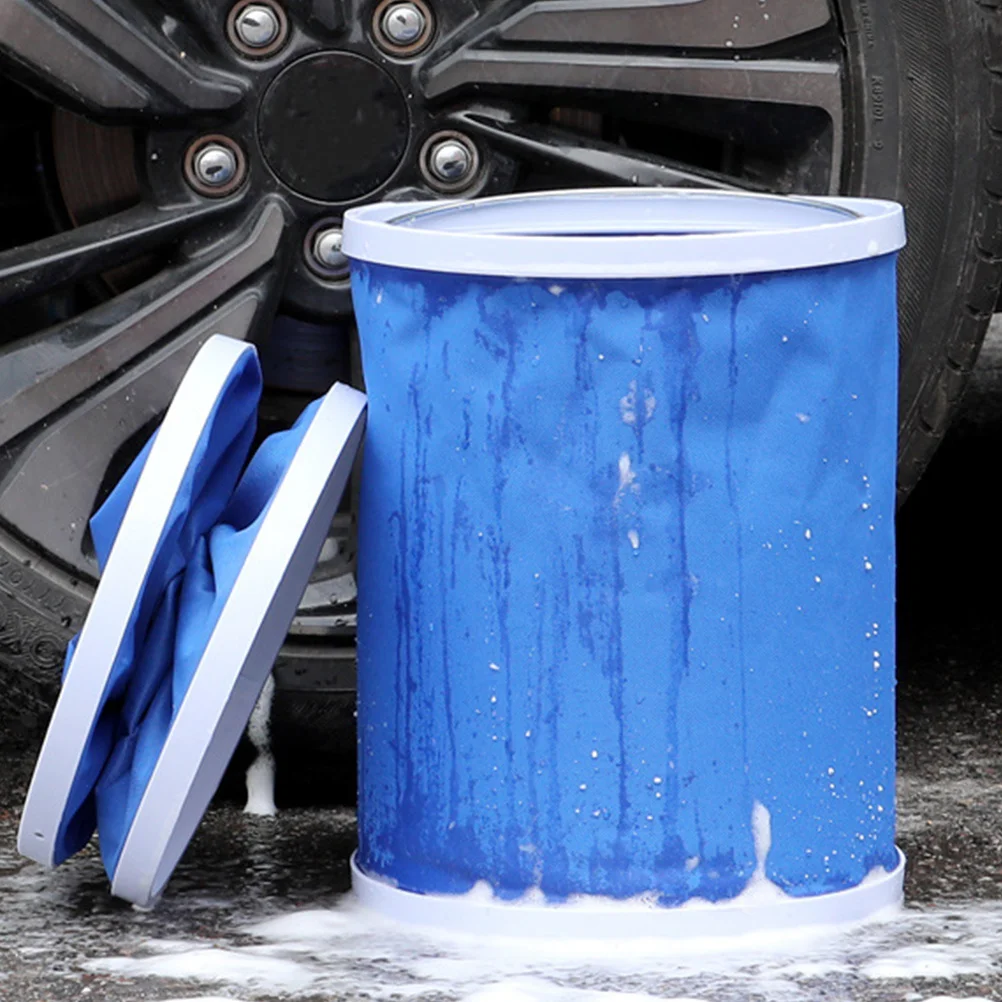

1Pcs Large Capacity Foldable Water Bucket Portable Car Washing Fishing Outdoor Vehicle Cleaning Storage Container