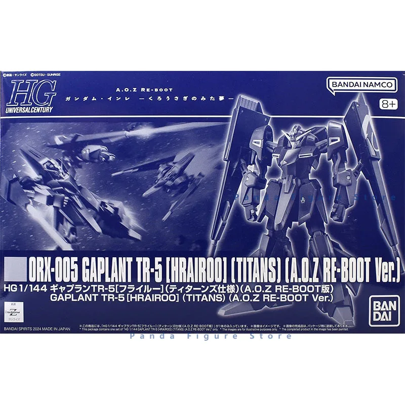 Bandai HGUC Orx-005 Gaplant Tr-5 Hrairoo Titans A.0.z Re Boot VER. PB 1/144 Action Figure Gunpla Toy Mecha Model Anime  Assembly