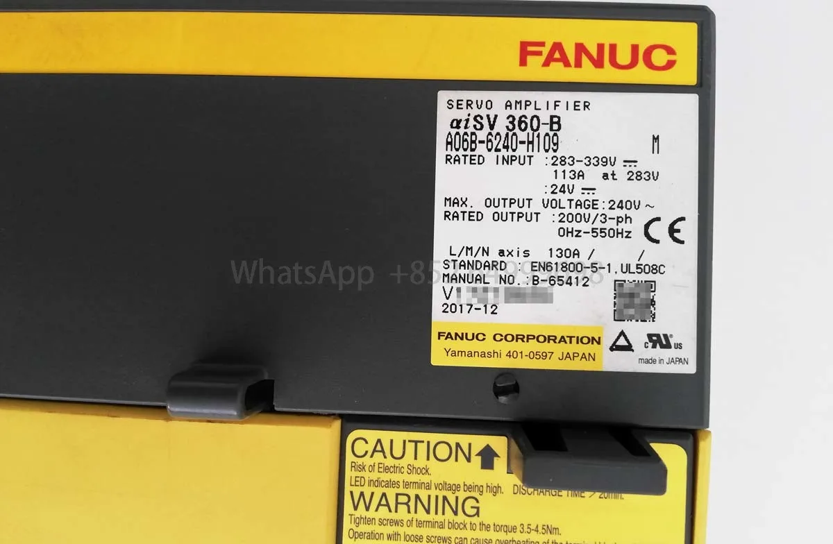 Modul Amplifier Ac Servo Drive A06B-6240-H109 Untuk Mesin CNC