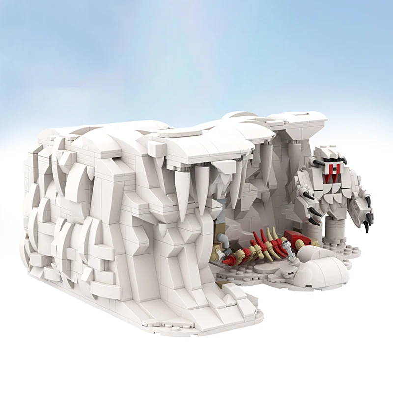 New products, MOC building blocks, planetary movie scene models, Wangpa Cave, modular design, DIY puzzle toy assembly set