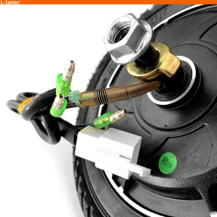 Kit de roda de motor de freio de tambor de cubo sem escova para scooter elétrica DIY 350W 8 polegadas