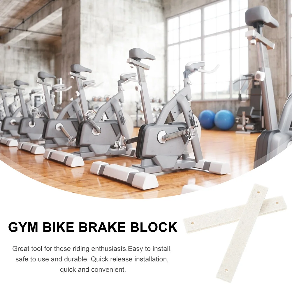 

3Pcs Bike Brake Pads Thickened Wear-Resistant Long-Lasting for Gym Indoor Cycling Stable Quick Release Braking System