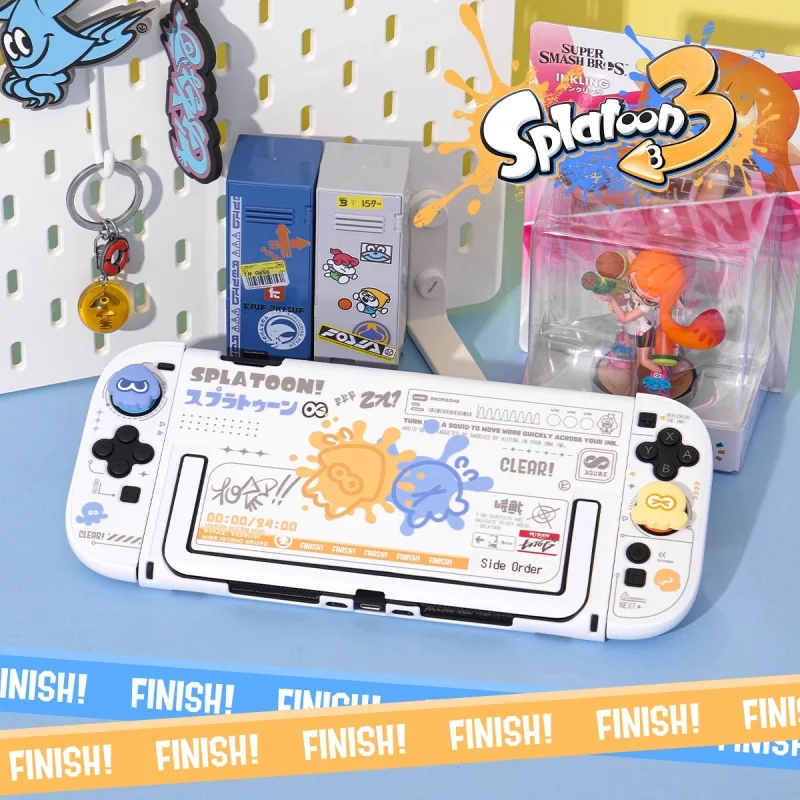 Original Switch 2 Protective Shell Cartoon Game Pattern Split Shell Ns2 Game Accessories Spray Anime Peripherals