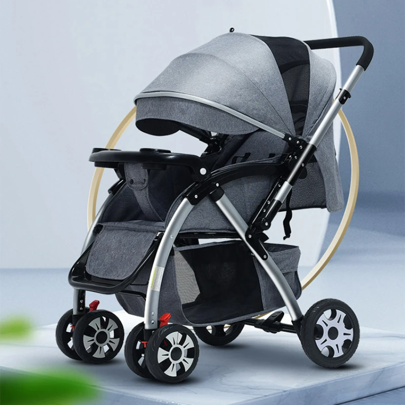 

Baby Carriage Can Sit and Lie Down Lightweight Foldable baby Strollers Portable and Easy To Walk Baby Umbrella Stroller