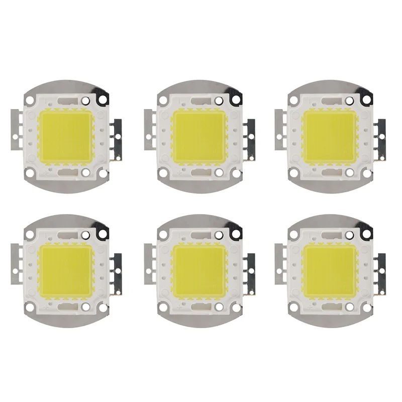 N96R 6X DC 32 - 34V 100W 7500 LM 6500K High Power The LED Power Indicator Light Chip - White