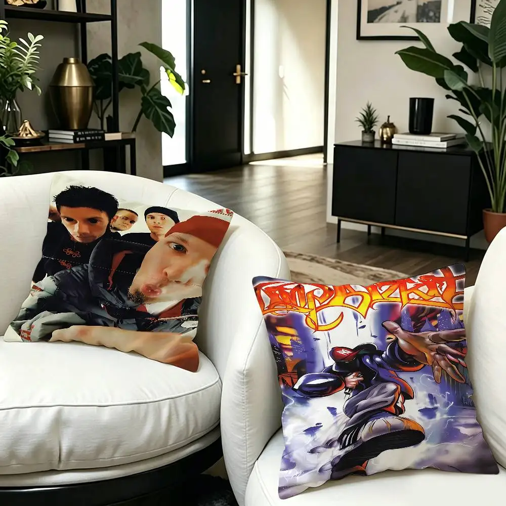 Rock Band L-Limp Bizkit Cushion Cover Pillowcase Upholstery Sofa Throw Pillow Home Decor Pillowcas
