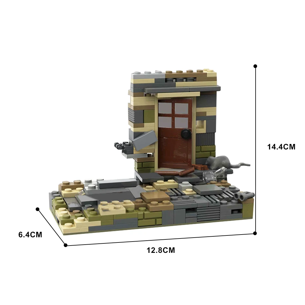 Gobricks MOC TLOU - Minimal - Joel i Elli ostatni z nas Model filmowy klocki do budowy edukacyjny zabawki dla dzieci prezent urodzinowy