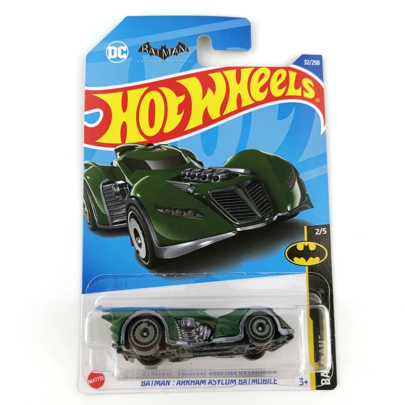 2022-32 Hot Wheels Cars ARKHAM ASYLUM BATMOBILE 1/64 Metal Die-cast Model Collection Toy Vehicles