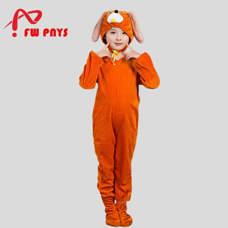 

Cute Dog Costumes For Children Kids Animal Cosplay Clothing School Performance Clothes