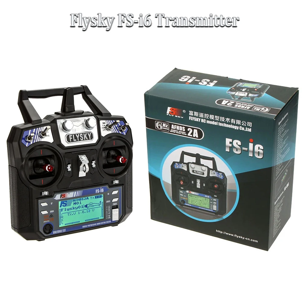 FS-i6 500KHz 2.4G 6CH Transmitter iA6 iA6B