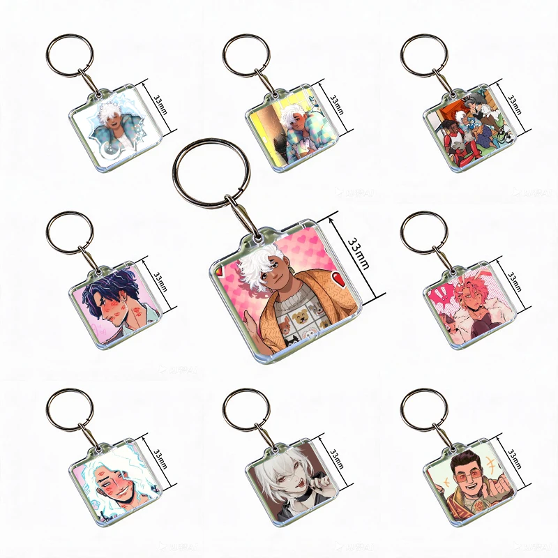 Funny Game Date Everything Keychain Handmade Hanging Ornaments for Clothes Backpack Decoration Accessories Gifts with Friends