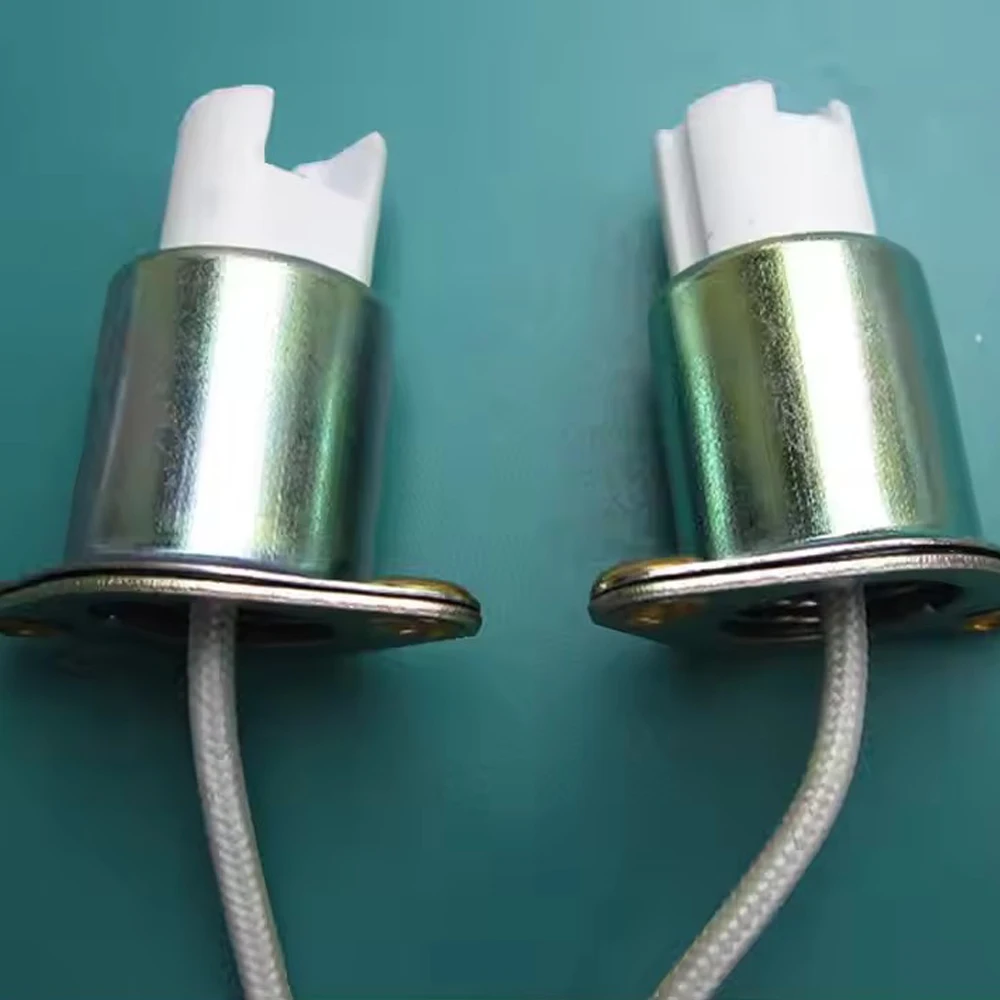 HoneyFly 20pcs R7S Lamp Base MAX 1500W Meatl Ceramic R7s Holder Socket Connector for Metal Handle Halogen Heating Tube Lamp