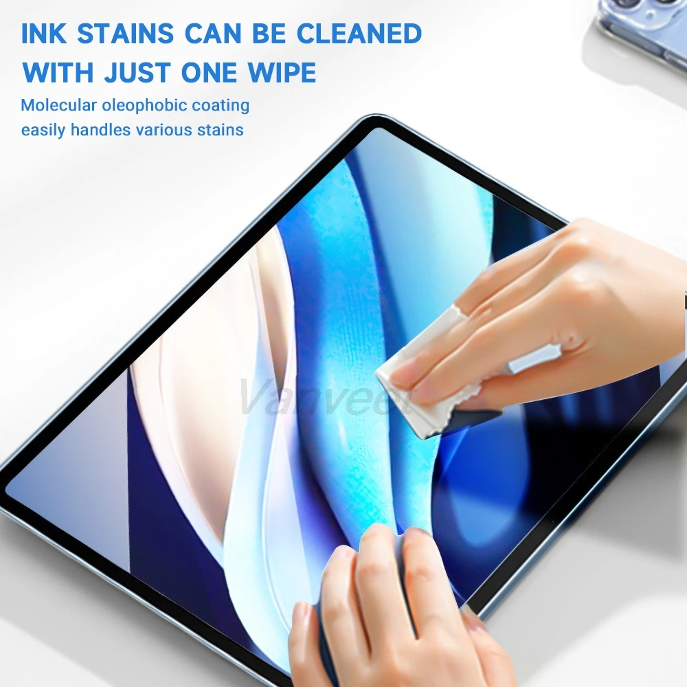 واقي شاشة محدد موقع الفيلم هيدروجيل لجهاز iPad Pro 11 9.7 (2016) Air 11 2 4 5 10.9(2022) 1 iPad 10.2 (2019)(2021) (2015) 11 بوصة