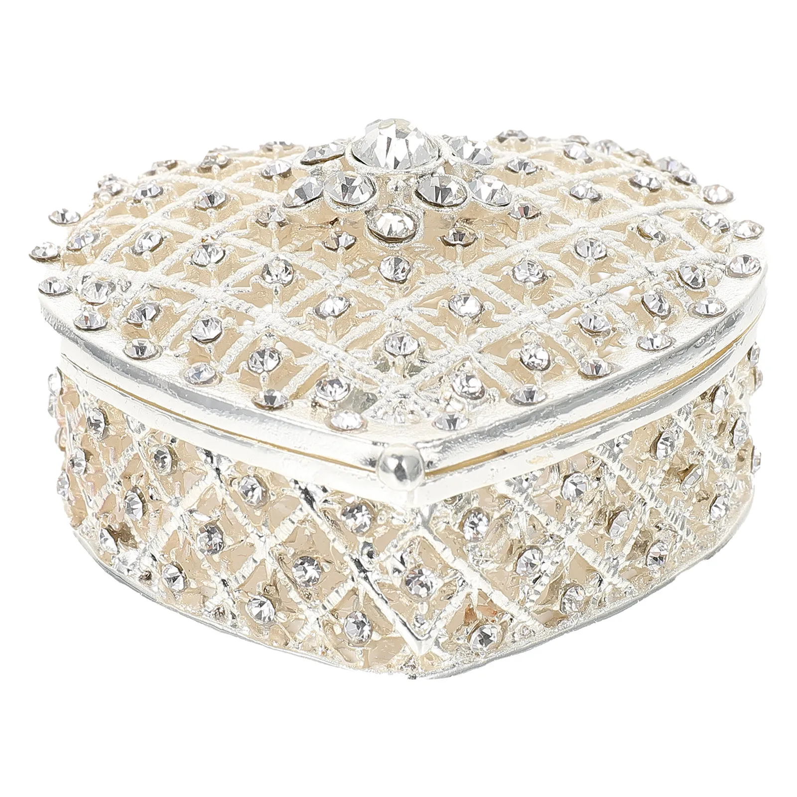 

Шкатулка для украшений в форме сердца, декоративный органайзер для хранения ожерелий, браслетов, серег, настольный декор для дома, для хранения ювелирных изделий