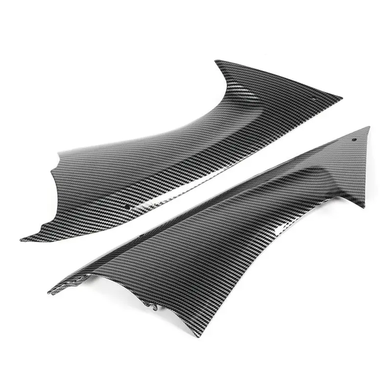 A13Z-Motorcycle Tank Side Fairing Panel Accessories Carbon Fiber Air Duct Cover Trim For YZF R6 2008-2016