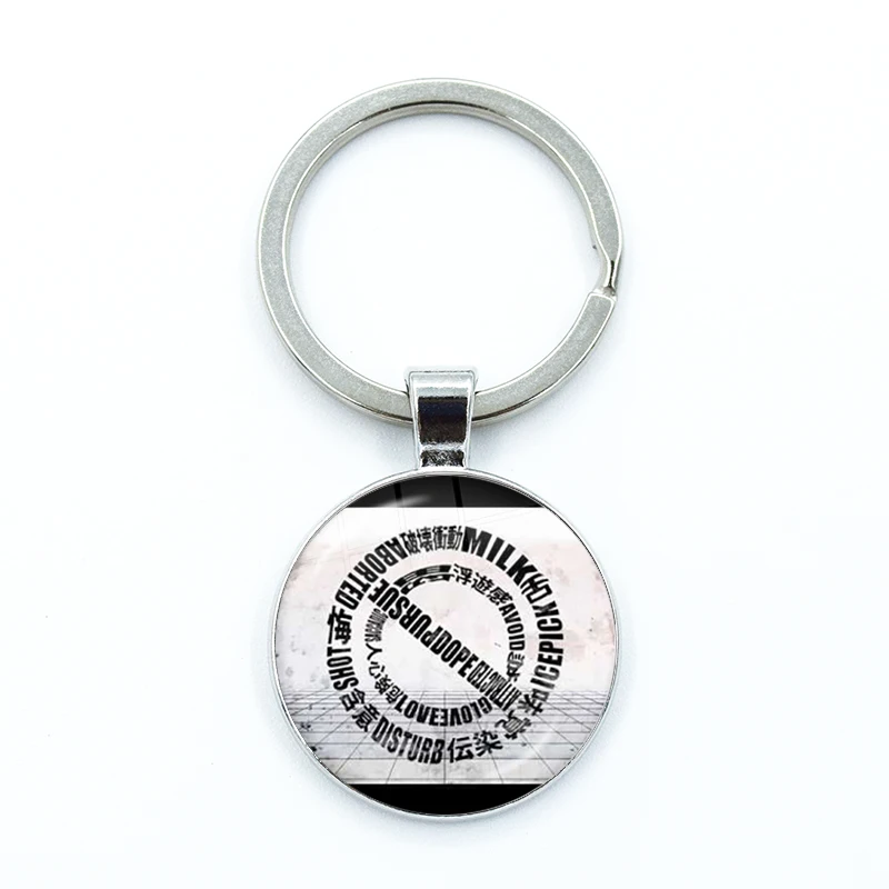 أنا أحب ماريتو القلب قلادة من الزجاج سلسلة المفاتيح ، سحر المجوهرات الإبداعية ، حقيبة تذكارية ، حلقة رئيسية #5