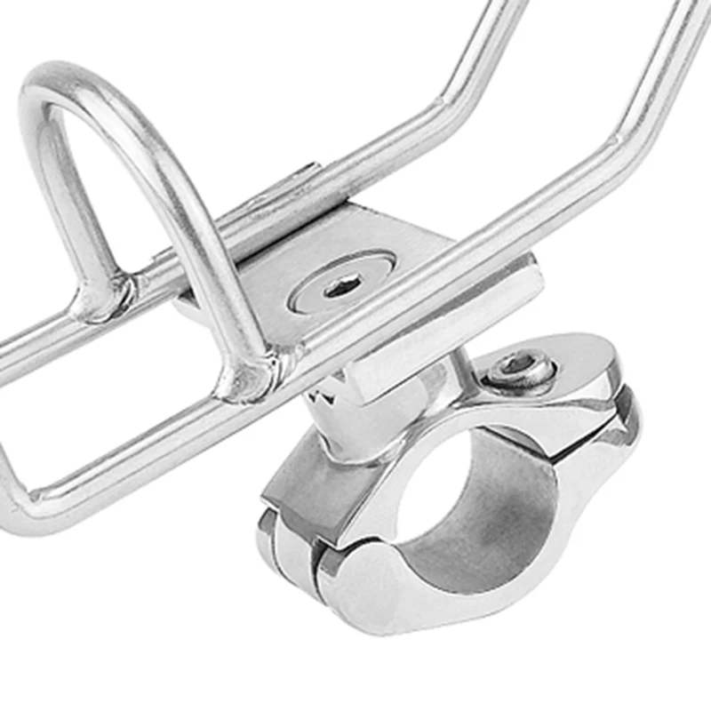 

ABME 1 шт., держатель для удочки из нержавеющей стали 316, кронштейн для удочки, опорный зажим на рейке, аксессуары для лодок