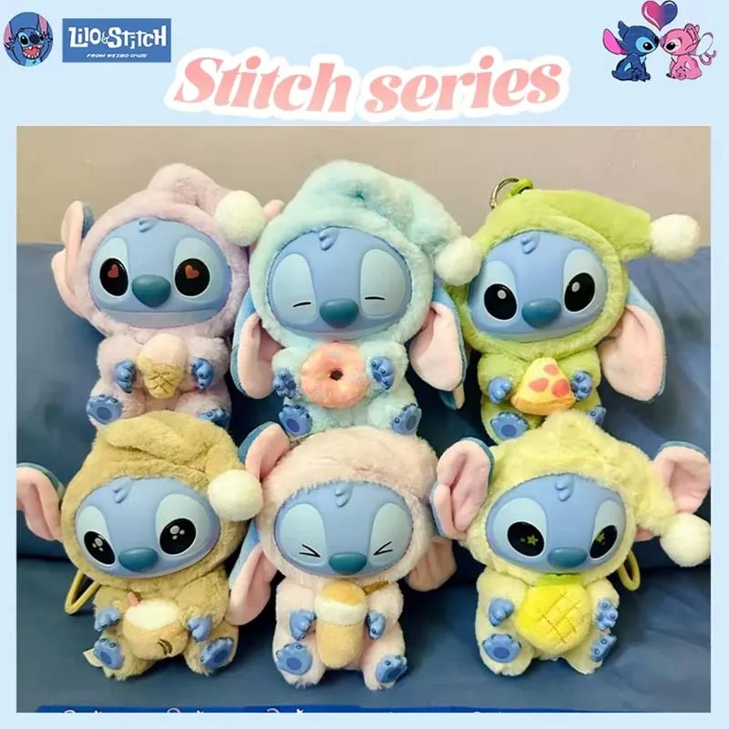 Kawaii accessoires point peluche jouet Lilo & point porte-clés porte-clés poupée manger quelque chose avant dormir série sac à dos pendentif fille