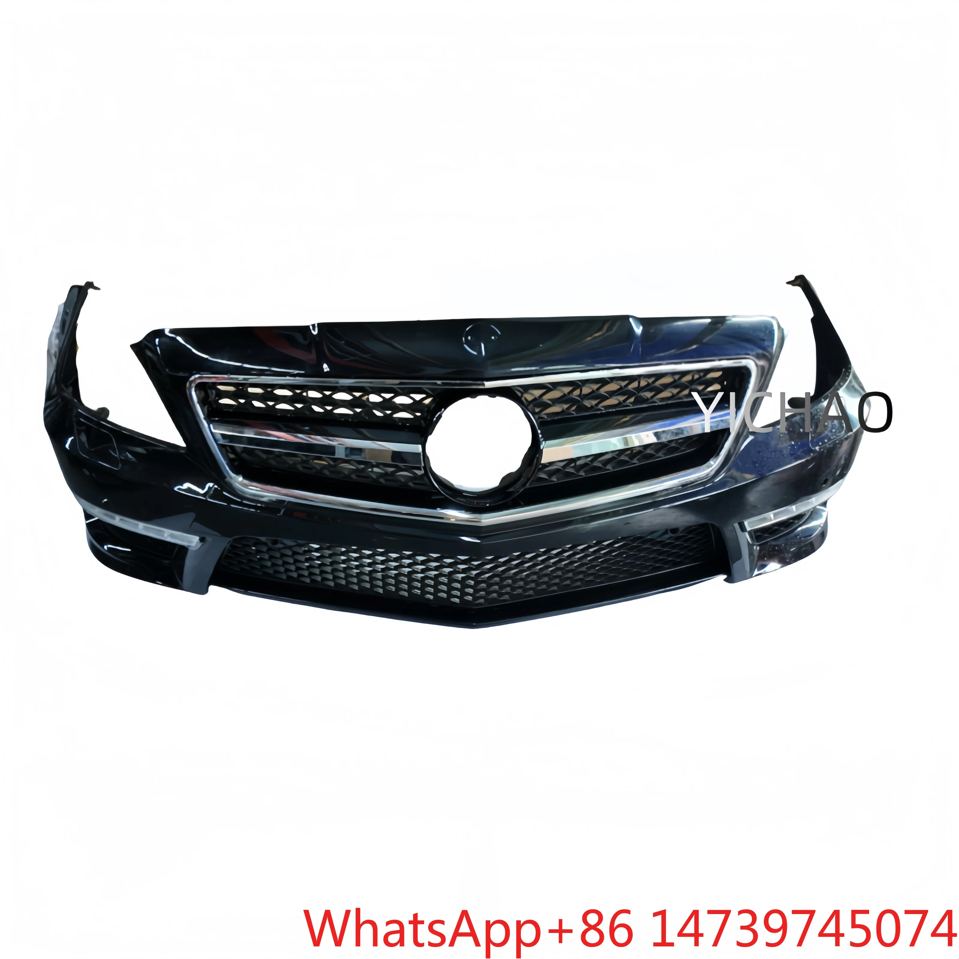 2011-2017 Easy Installation LED ille Front Bumper With Holes Replacement Parts For W218Car Front Bumper Front Bumper Assembly