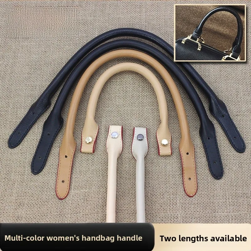 

Women's Handbag Strap Replacement Leather Bag Handle Accories High Quali Synthetic PU Leather Frosted Litchi Pattern