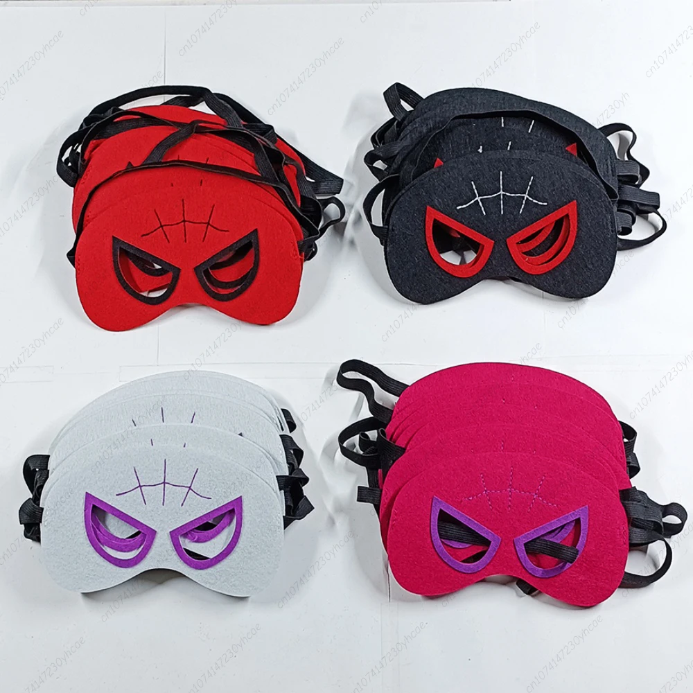 24 Pcs 디즈니 마블 스파이더 맨 할로윈 마스크 어린이를위한 슈퍼 히어로 코스프레 의상 마스크 어린이 크리스마스 파티 선물