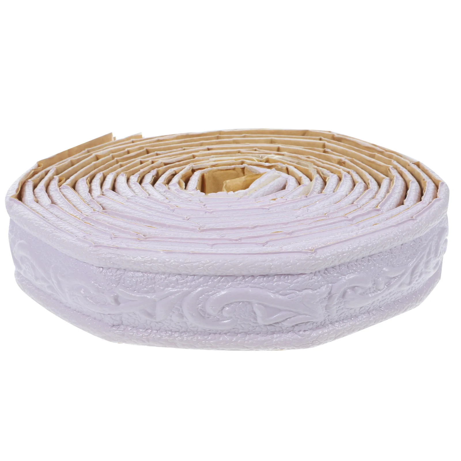 

2 Rolls 4.5cm Molding Trim Self Adhesive Peel and Stick Wall Corner Edge Protector Flexible Foam Strip for Walls Ceilings