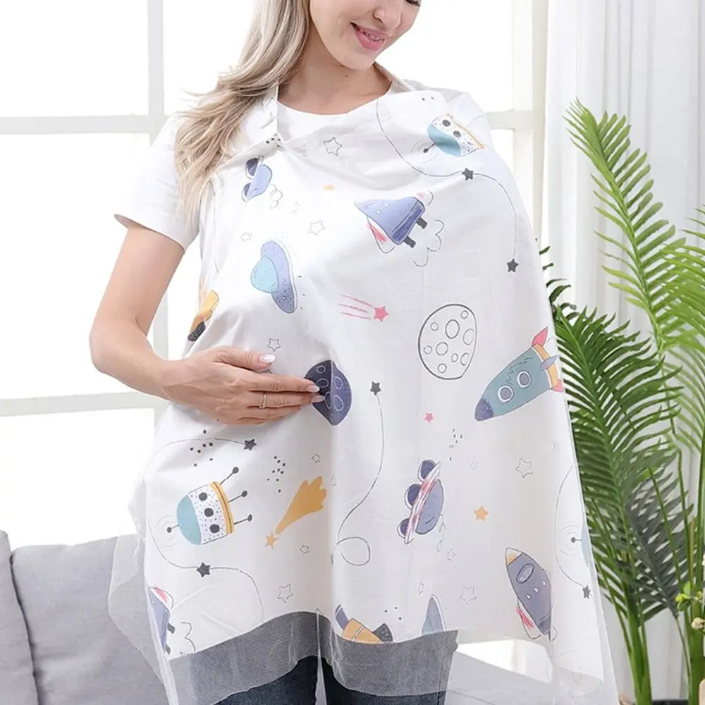 Breathable Light Blocking Adjustable Baby Feeding Nursing Cover Nursing Cloth Privacy Apron Breastfeeding Cape Cover