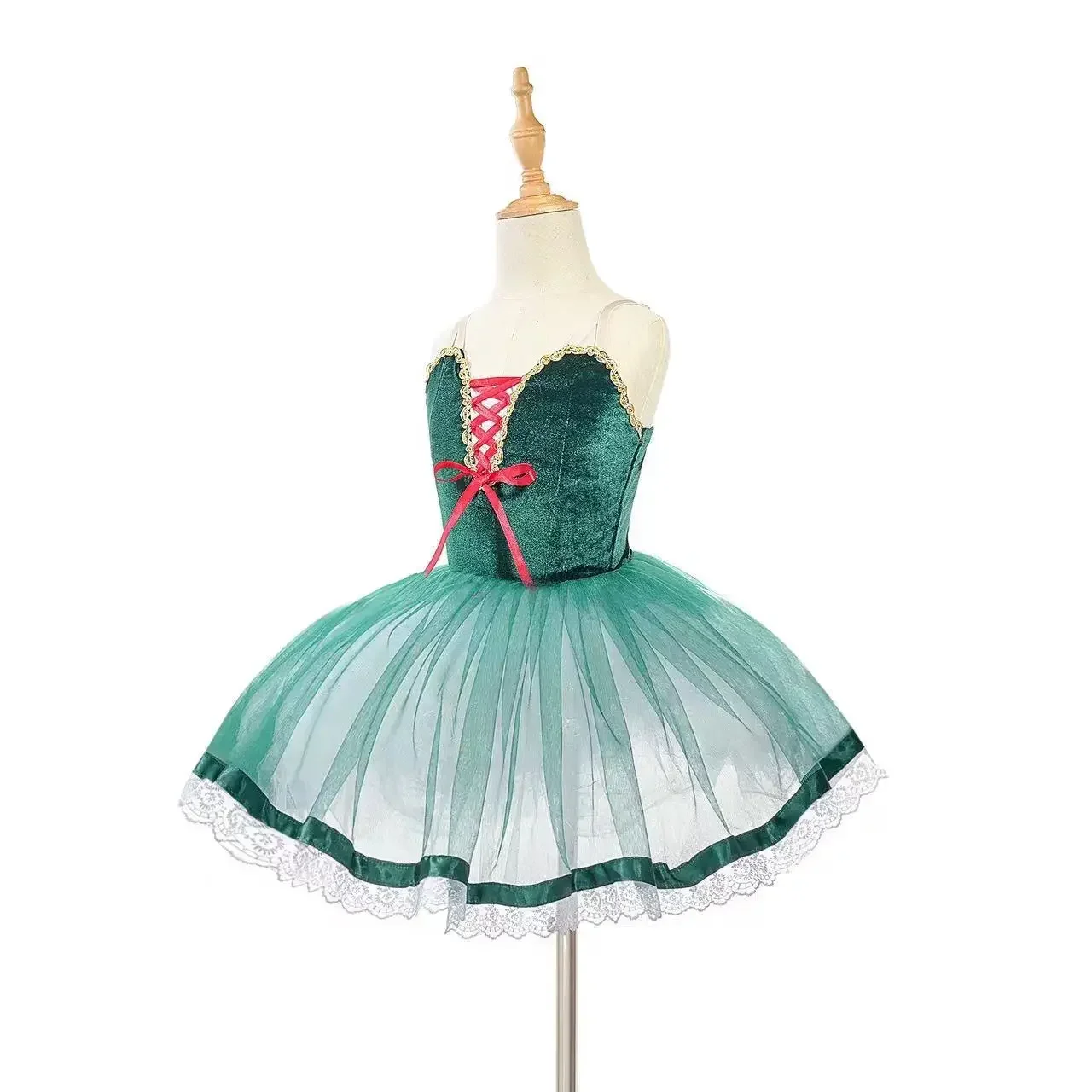 Gonna di balletto Performance Costume ragazze Kid Group gonne lunghe Tutu Professional Swan Lake Ballet Dress danza del ventre Wear Ballerina