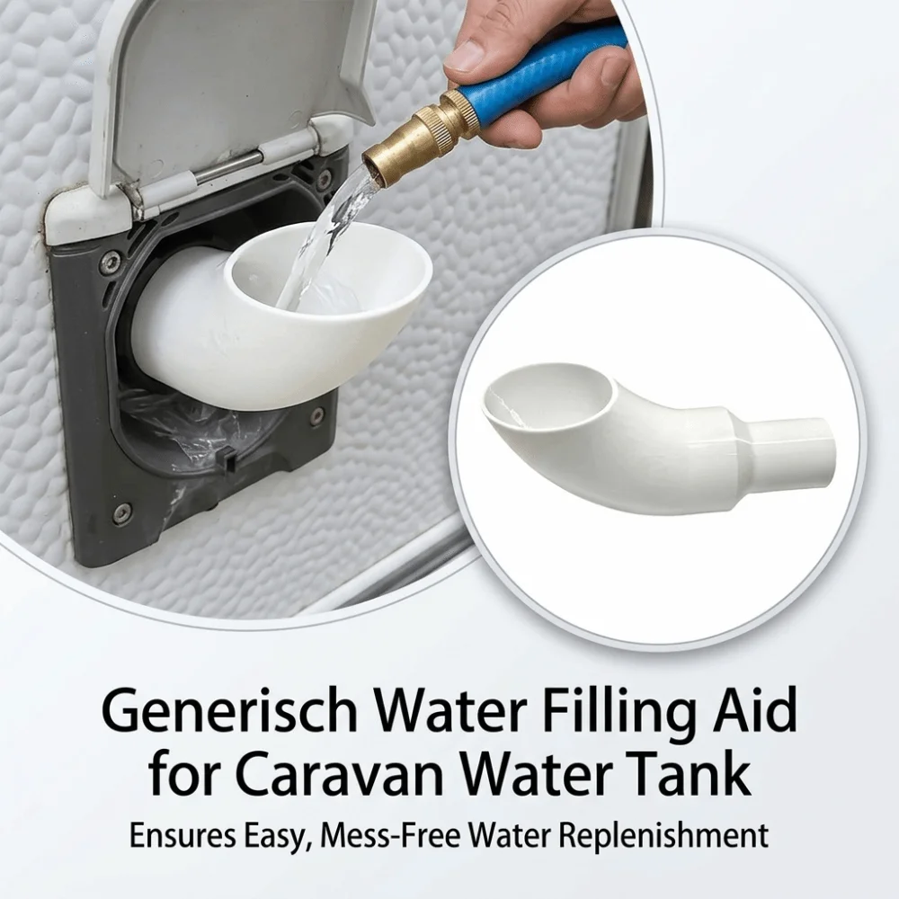 3D Printed Water Filling Aid Tool Portable Universal Water Fill Helper Lightweight RV Water Tank Fill Tool