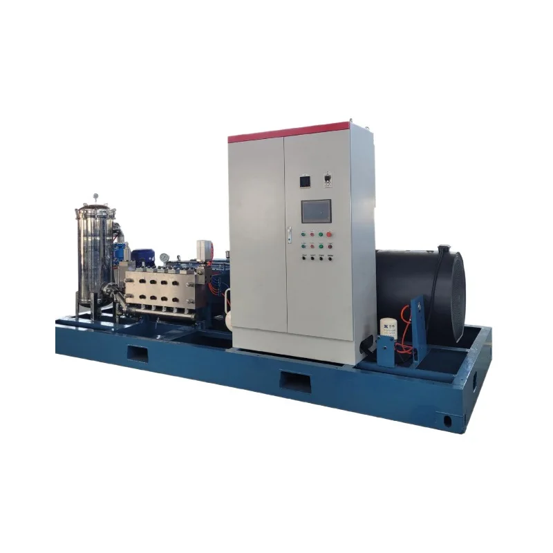 

High pressure plunger pump road high pressure water stripper road marking removal equipment