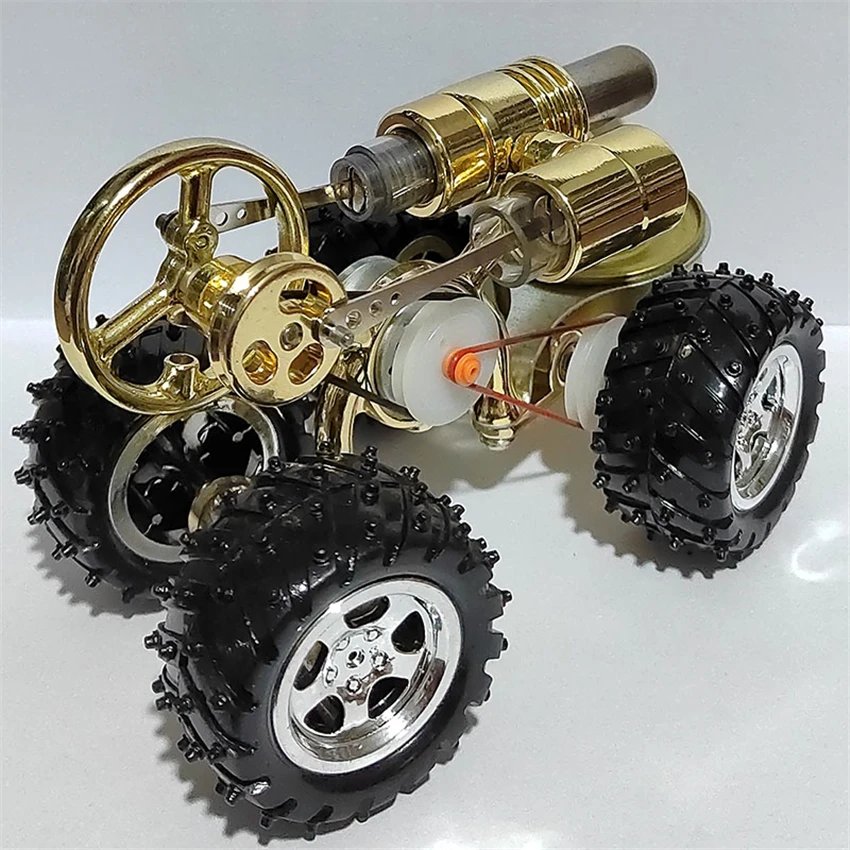 Engine Miniature Model External Combustion Powered Car Physics Science Experiment Toy Gift Small Steam Power Experimental Toy