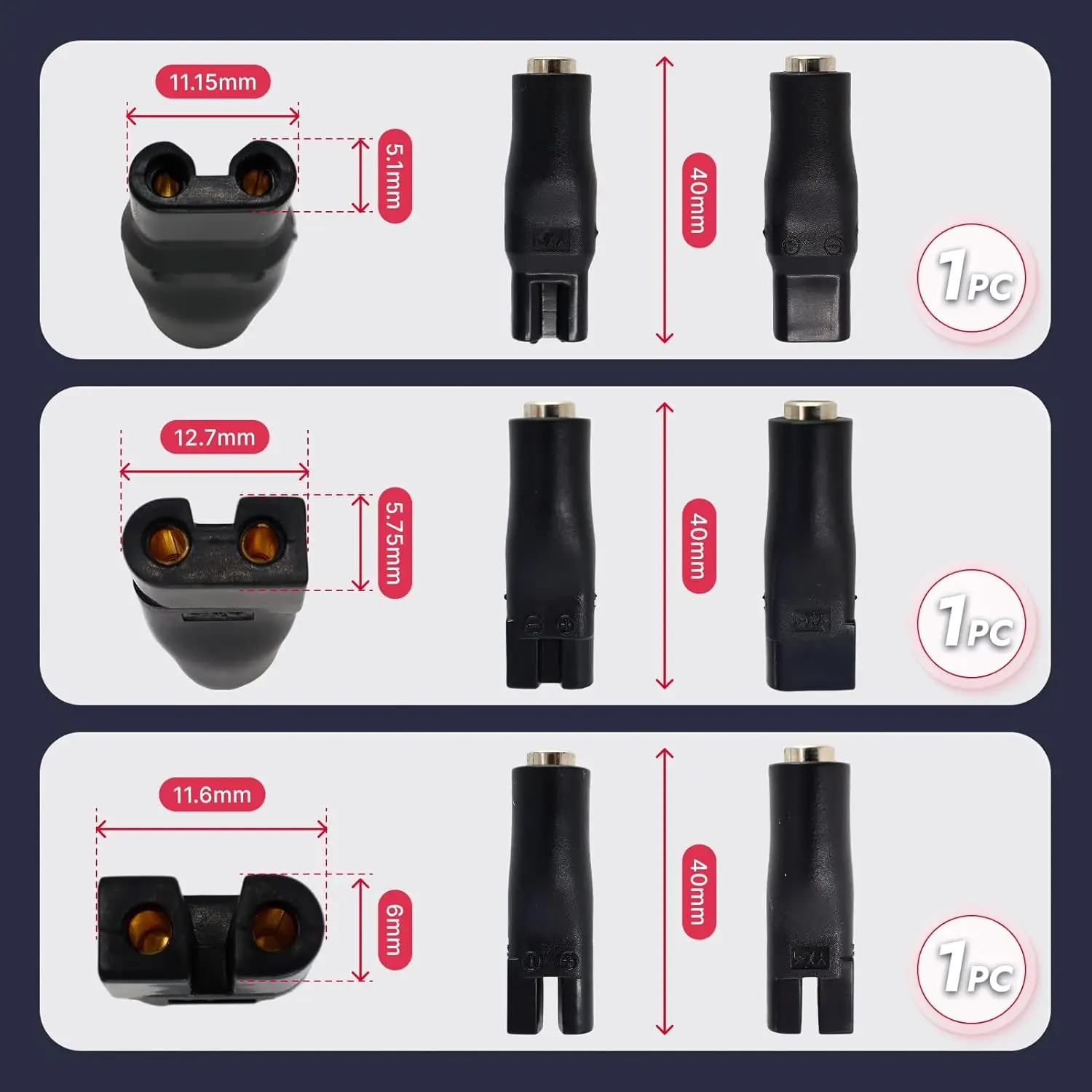 KVIFO 8 قطعة استبدال سلك الطاقة 5 فولت شاحن USB محول مناسبة لجميع أنواع مشابك الشعر الكهربائية أدوات تهذيب اللحية ماكينات الحلاقة #6