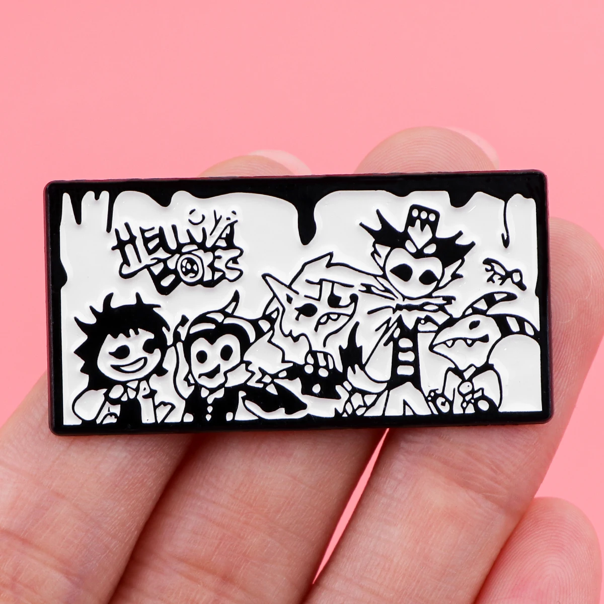 Cartoon Enamel Pin Funny Villain Brooches for Women Men Lapel Pin Backpack Bags Badges Christmas Gifts Clothing Accessories image 3