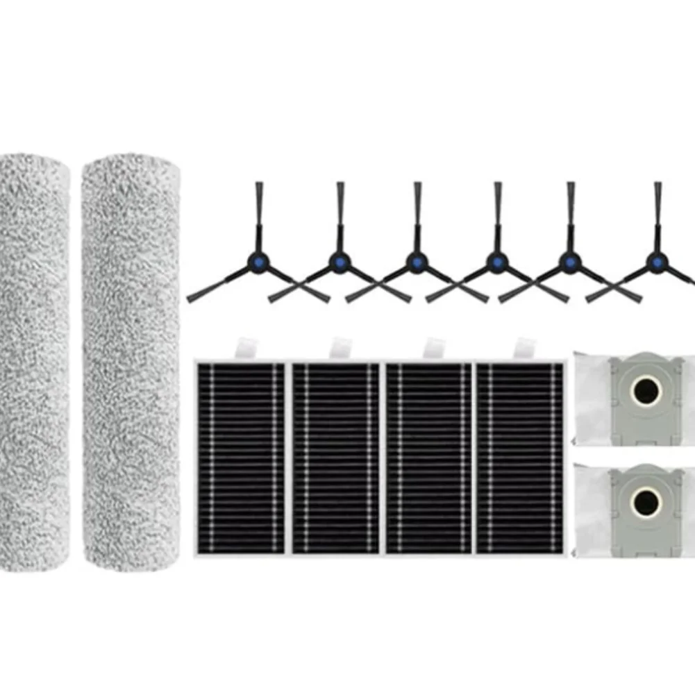 1set Side Brush Filter Dust Bag Roller Mop Replacement For Ecovacs X8PRO For OMNI Robot Vacuum Cleaner Accessories