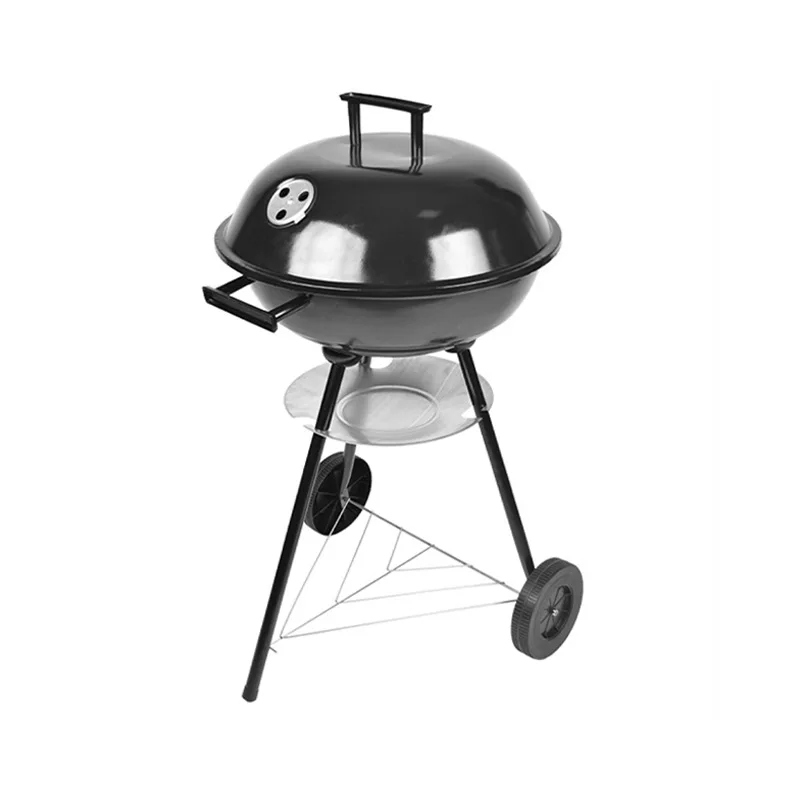 

Charcoal /Stainless Steel /Mesh Trolley Portable Outdoor Grill American BBQ