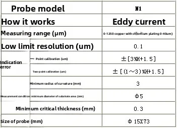 Coating Thickness Gauge Accessories N1 Probe _ Non-ferrous General Standard Probe