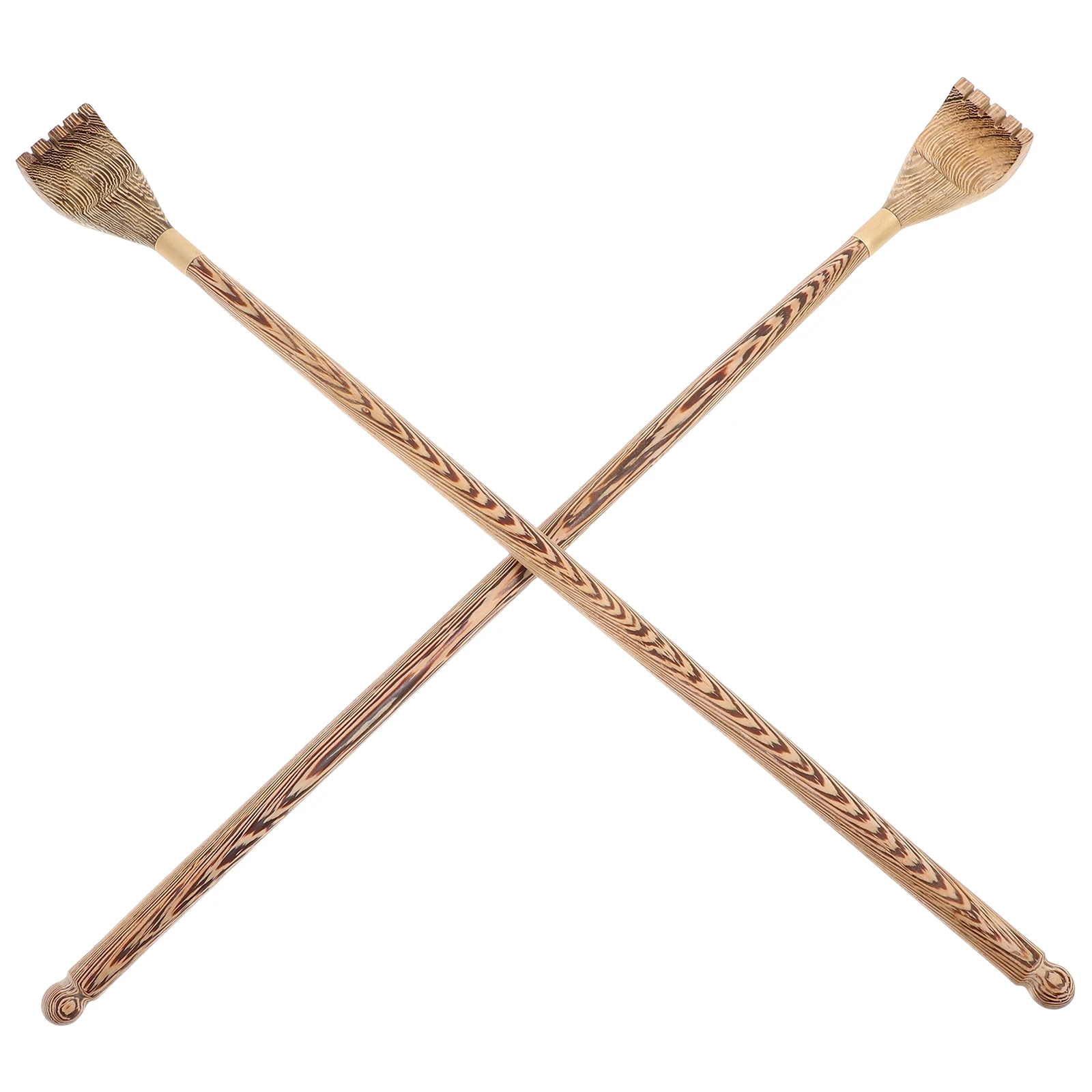 เครื่องมือขัดผิวไม้ด้ามยาว 2 ชิ้น สำหรับผู้ใหญ่ บรรเทาอาการคัน เครื่องนวดพกพา สำหรับผู้สูงอายุ หญิงตั้งครรภ์ นวดหลัง