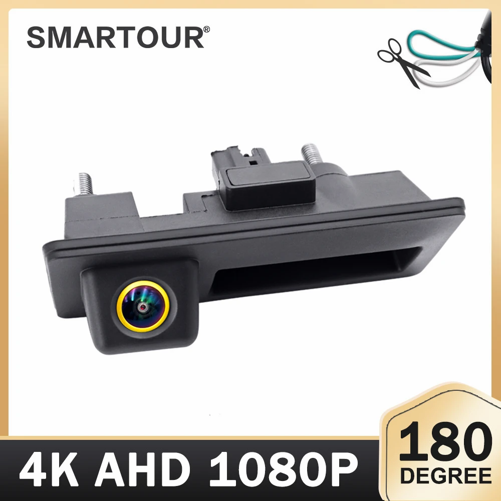 

4K Parking AHD CCD Car Rear View Reverse Backup Trunk Handle Camera for VW Passat Audi A4L 6L3 S53 Q357 Sagitar Lavida Tiguan