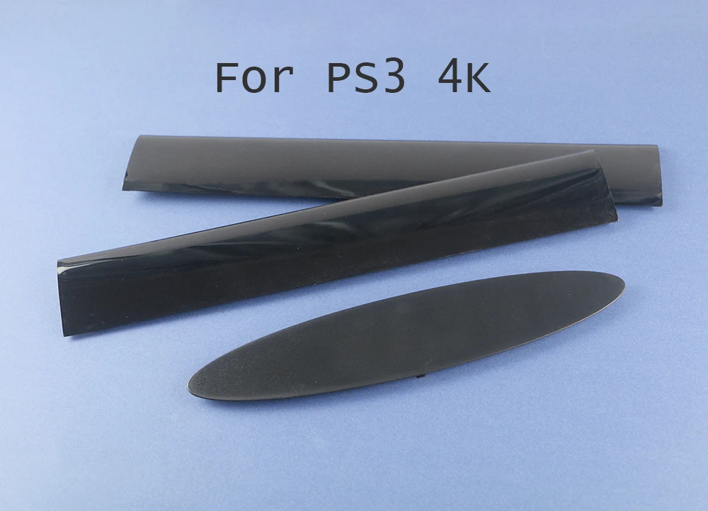 1 Juego de cubiertas negras para la bahía del disco duro HDD para la consola PS3 4000, carcasa frontal, panel frontal izquierdo y derecho.