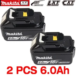 Original Makita 6Ah/5Ah/3Ah for Makita 18V Battery BL1830B BL1850B BL1850 BL1840 BL1860 BL1815 Replacement Lithium Battery