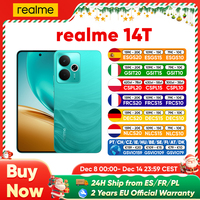 2025 World Premiere realme 14T 5G Smartphone MediaTek Dimensity 6300 6.67“ AMOLED 120Hz Display 6000mAh Battery 45W Fast Charge