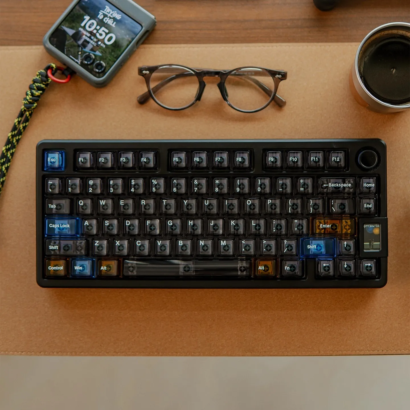 151 Keys Starry sky Translucent Keycaps PBT Dye Subbed Key Caps Cherry Profile Keycap With 2.25U 2.75U 3U 7U Spacebar ISO Enter