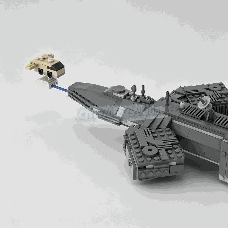 1746PCS Galactic Exploration Spaceship Building Blocks Long Range Science Fiction Starship Model DIY Assembly Collection Gifts