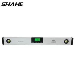 SHAHE Digital Inclinometerr Protractor Aluminum Alloy 360 Degree With/without Laser Digital Spirit Level 600 mm Magnets Inside