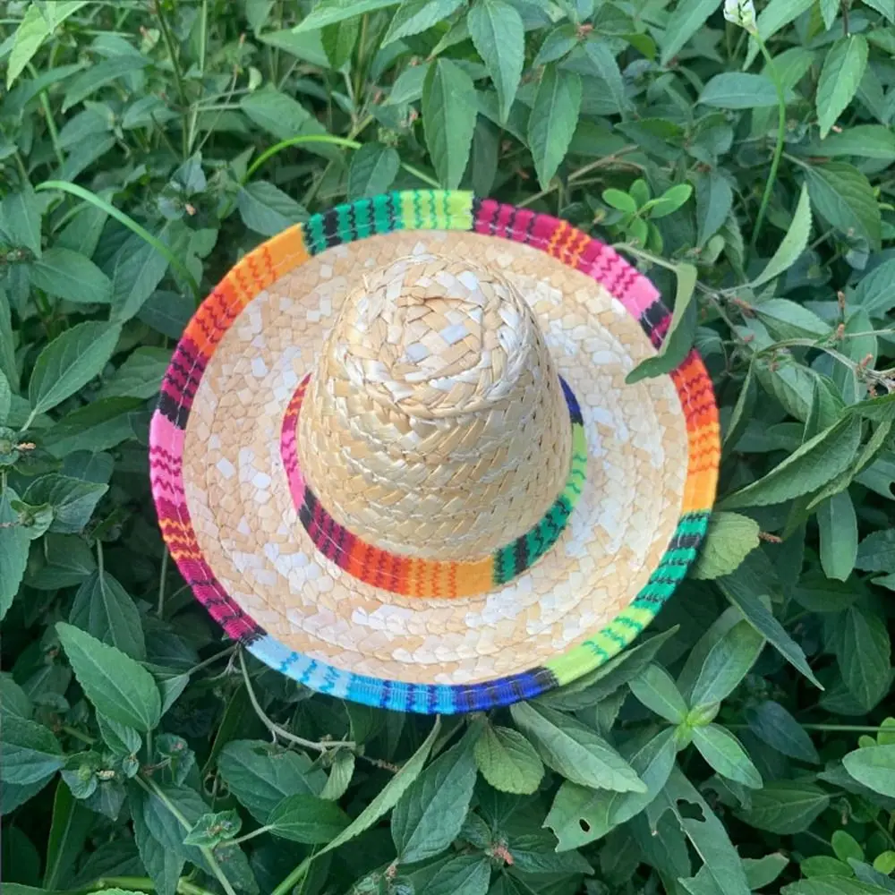 Unisex Mexican Beach Hat High Quality 14cm/22cm/35cm/43cm Sunscreen Sun Protection Hat Sunscreen Hat Men Women Outdoor